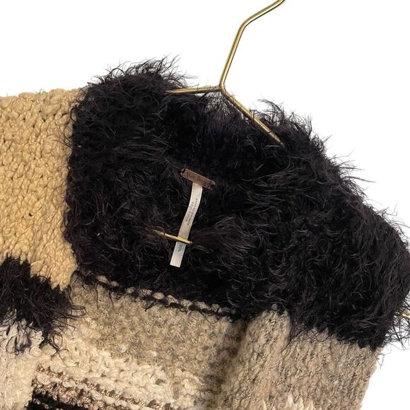 Free People Picture Perfect Sweater Sleeveless Open Front Vest Size Small - Picture 4 of 8